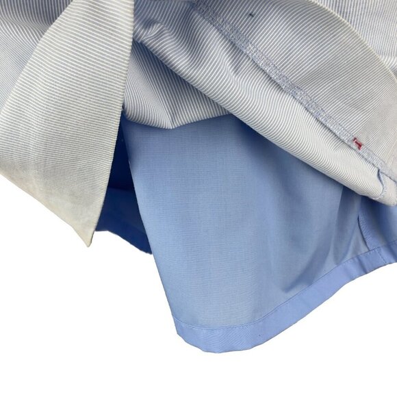 TOMMY HILFIGER Preppy Coastal Blue & White Stripes Sleeveless Mini Dress Size 8 - Picture 8 of 12